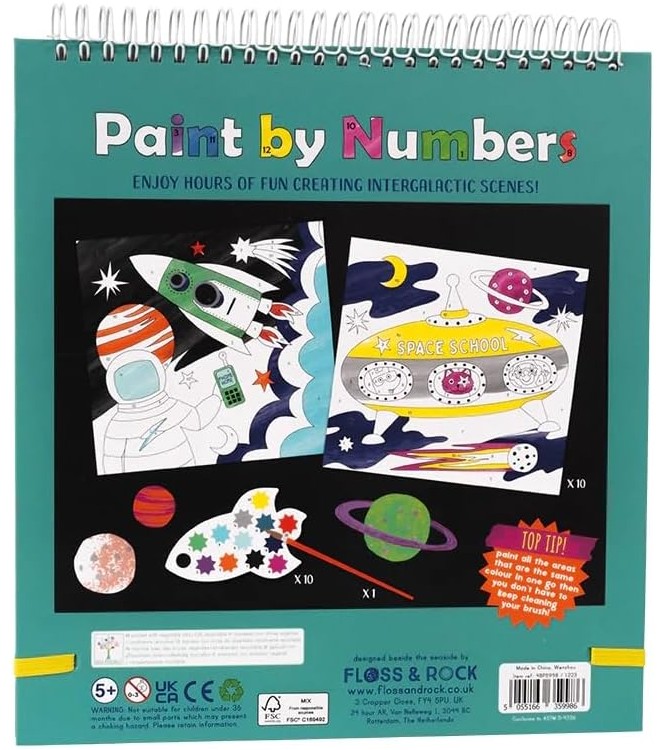 Espacio - Pintar con números