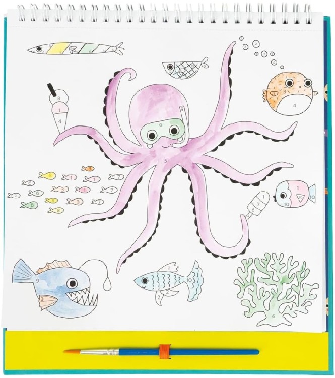 Bajo el mar - Pintar con números