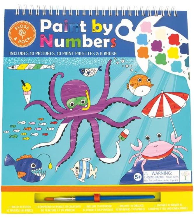 Bajo el mar - Pintar con números