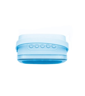 Karaoke con luz y 2 micrófonos  AZUL