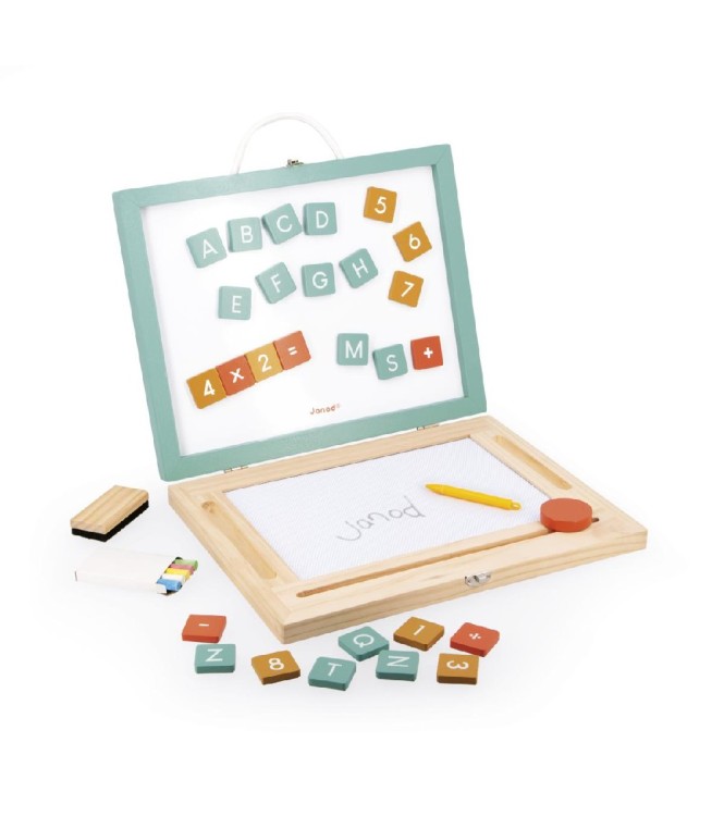 Pizarra letras mayúsculas 4 en 1