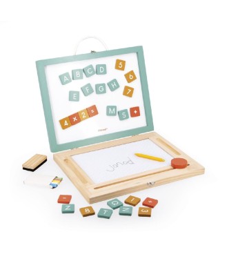 Pizarra letras mayúsculas 4 en 1