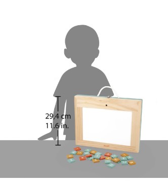 Pizarra letras mayúsculas 4 en 1