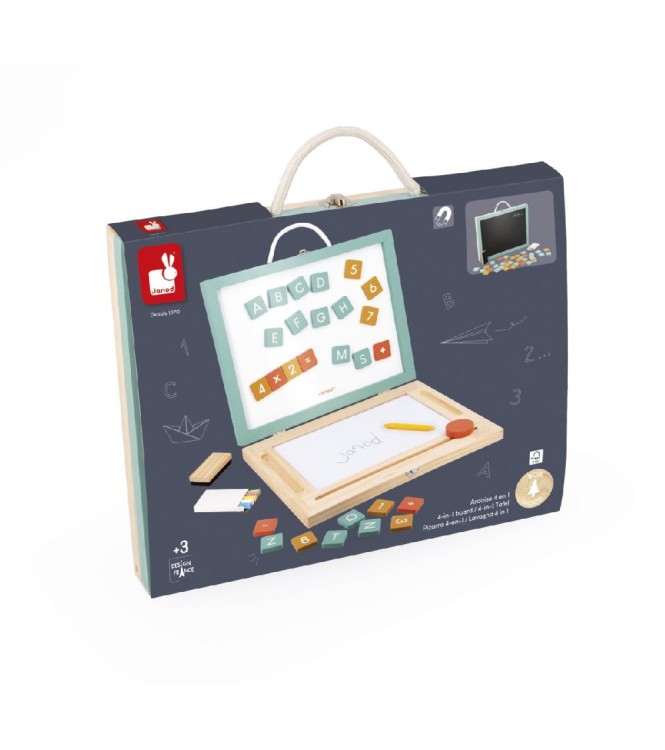 Pizarra letras mayúsculas 4 en 1