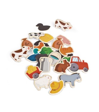 24 imanes de la granja