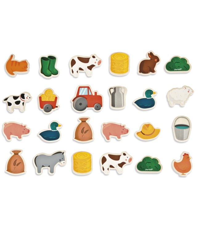 24 imanes de la granja