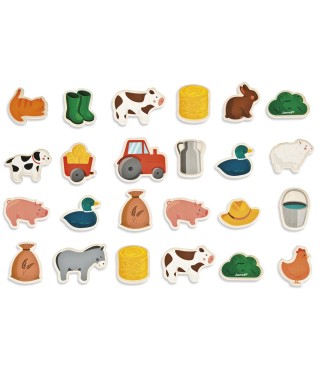 24 imanes de la granja