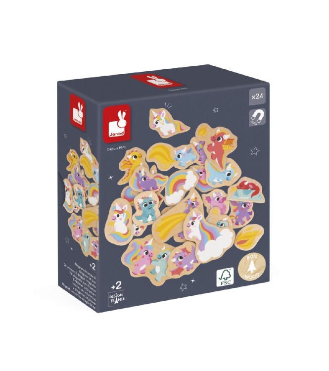 24 imanes de unicornio