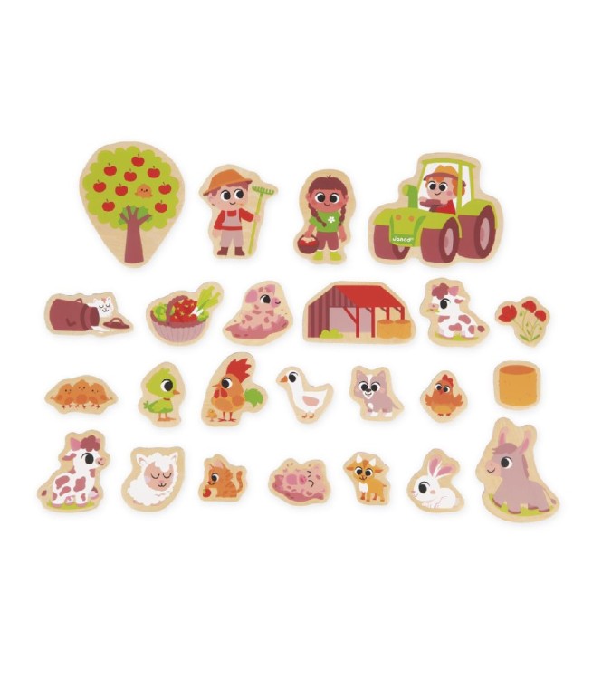 Imanes de la granja - 24 piezas