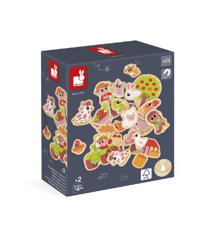 Imanes de la granja - 24 piezas