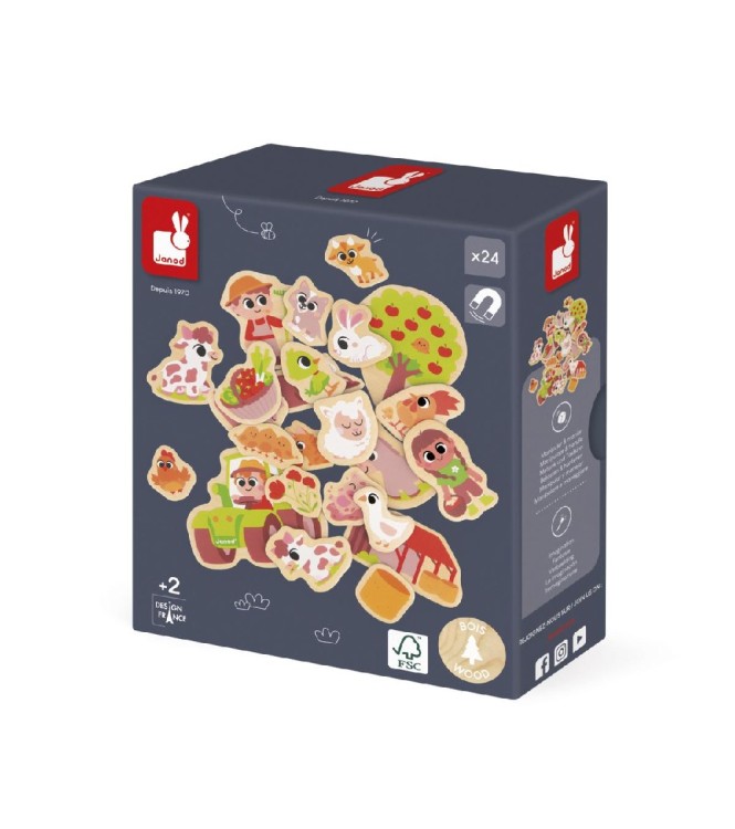 Imanes de la granja - 24 piezas