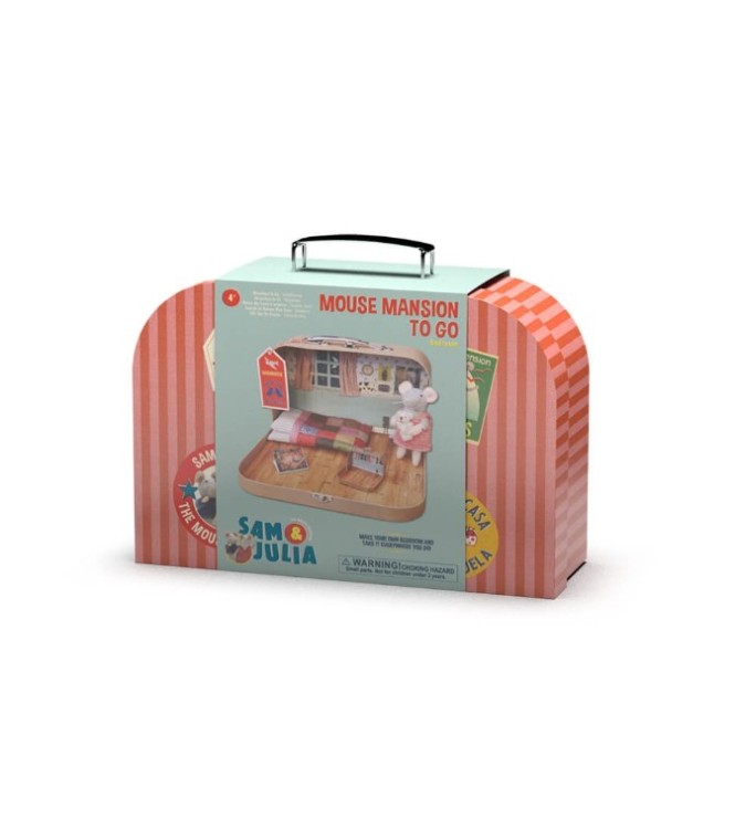 Maletín dormitorio casa ratones