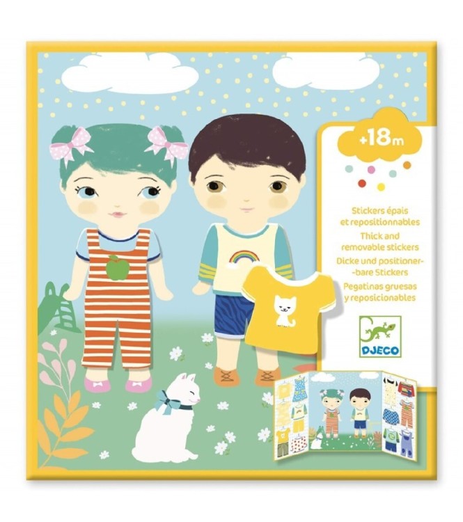 Pegatinas reposicionables La Ropa