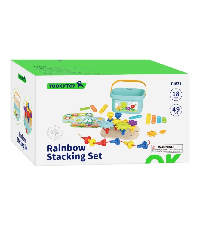 Juego de apilar arcoirirs