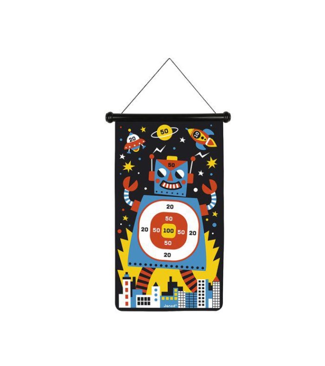JUEGO DE DARDOS MAGNÉTICOS "ROBOTS"