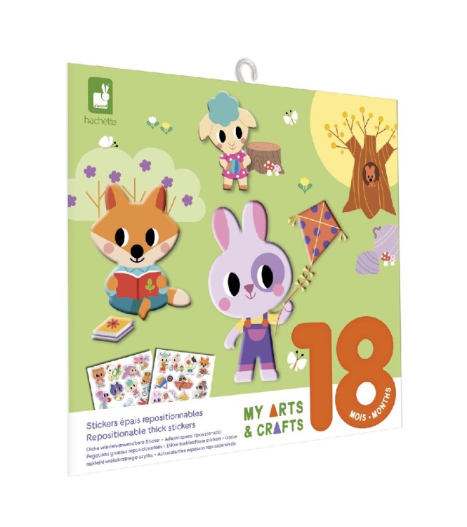 Pegatinas reposicionables Granja