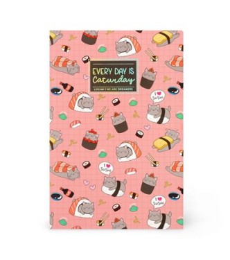 Cuaderno rayado Shusi Cat A5