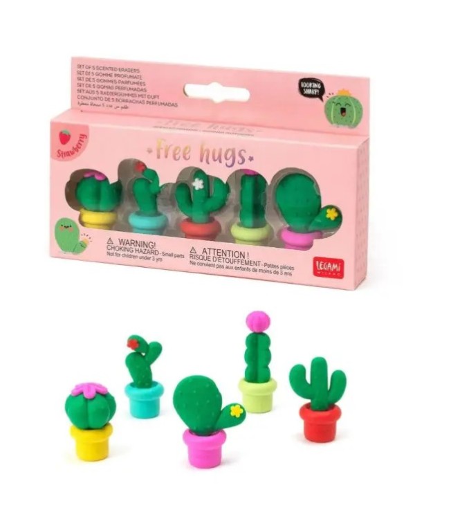 Set 5 gomas Cactus