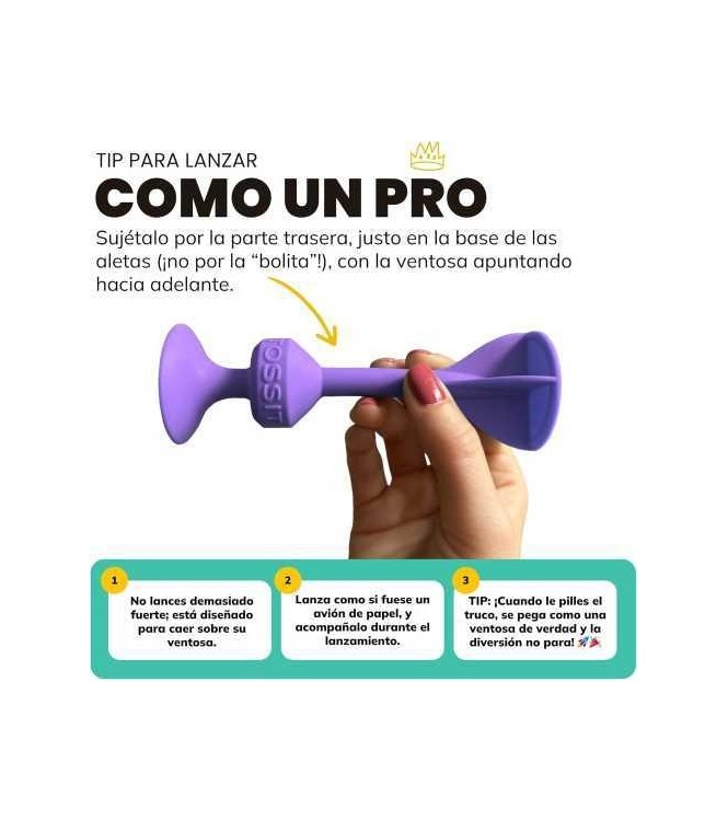 Tossit 7 Dardos Silicona Starter Rosayaz