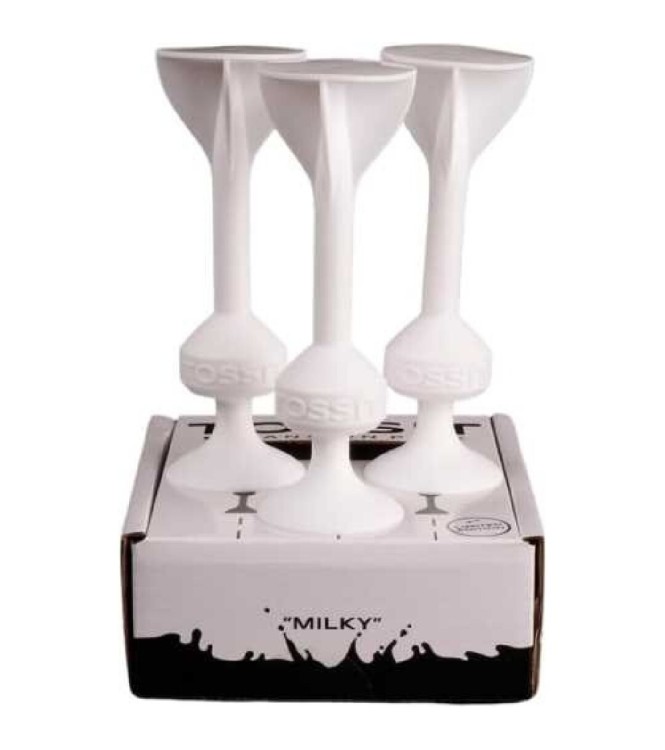 TOSSIT 3 DARDOS SILICONA MILKY