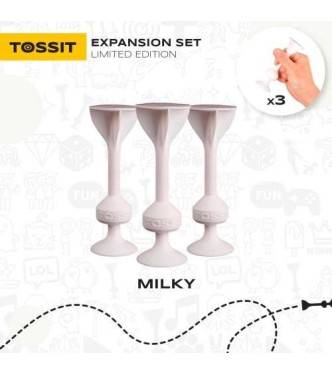 TOSSIT 3 DARDOS SILICONA MILKY
