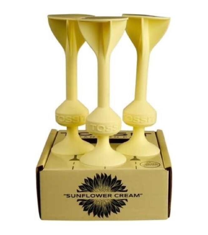 TOSSIT 3 DARDOS SILICONA SUNFLOWER CREAM
