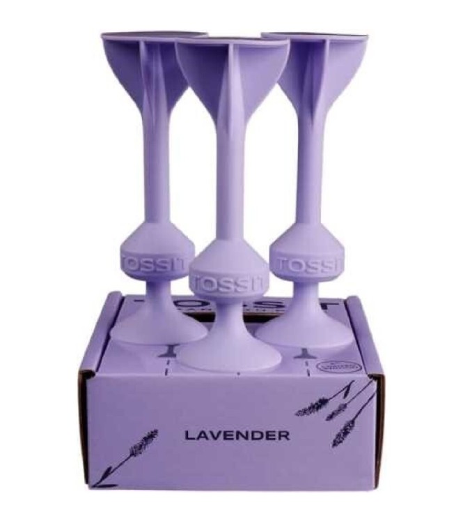 TOSSIT 3 DARDOS SILICONA LAVANDA