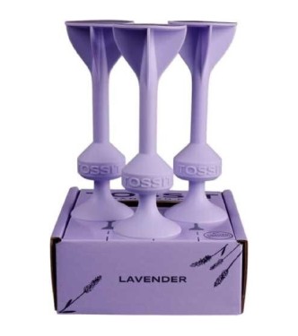 TOSSIT 3 DARDOS SILICONA LAVANDA