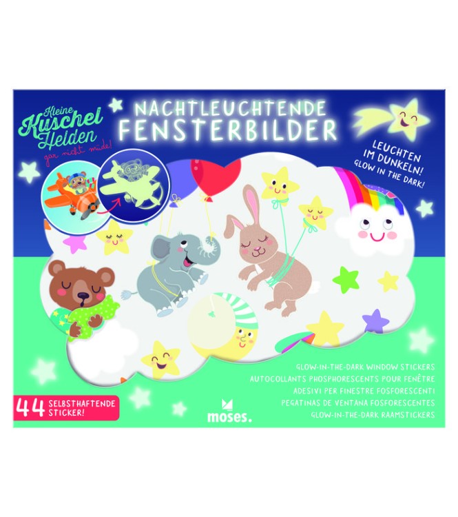 Pegatinas de ventana fosforescentes