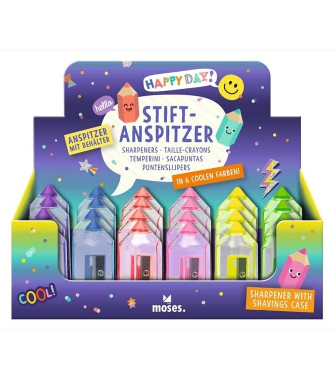 Sacapuntas forma lápiz