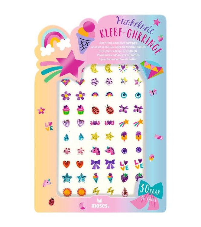 Pendientes adhesivos