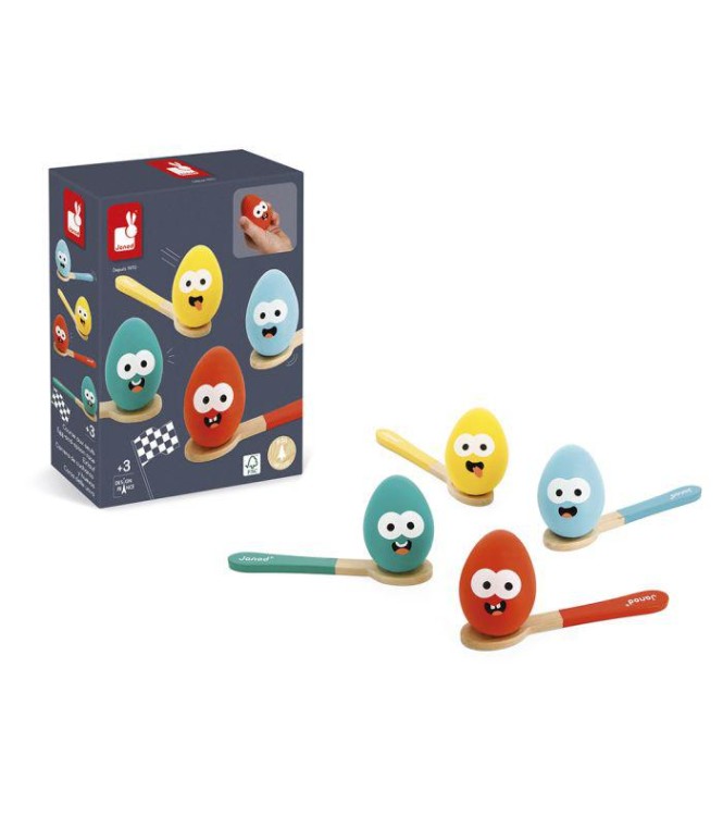 CARRERA DE CUCHARAS Y HUEVOS