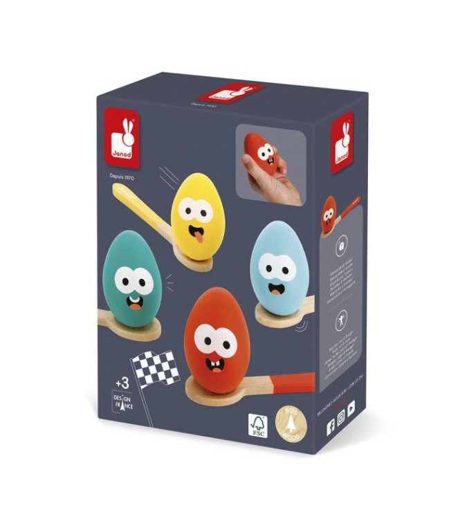 CARRERA DE CUCHARAS Y HUEVOS