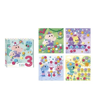 Manualidad de pompones