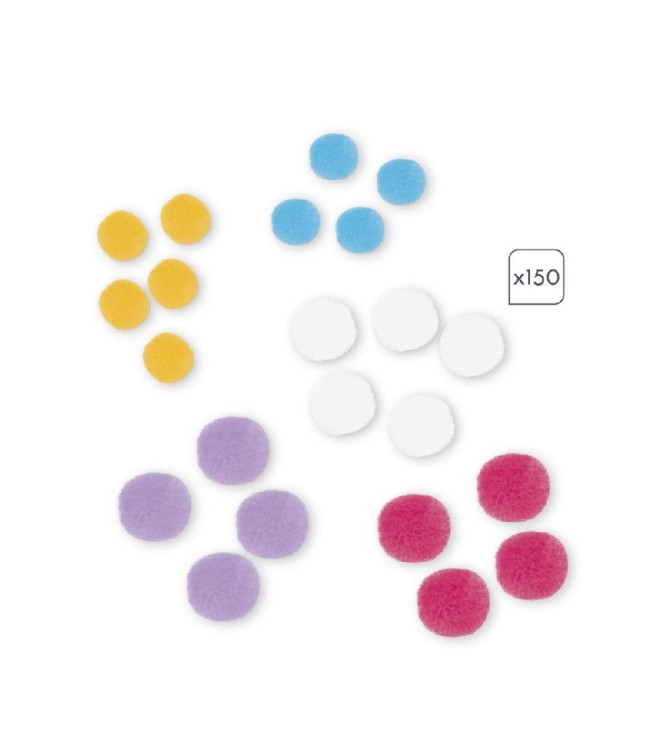 Manualidad de pompones