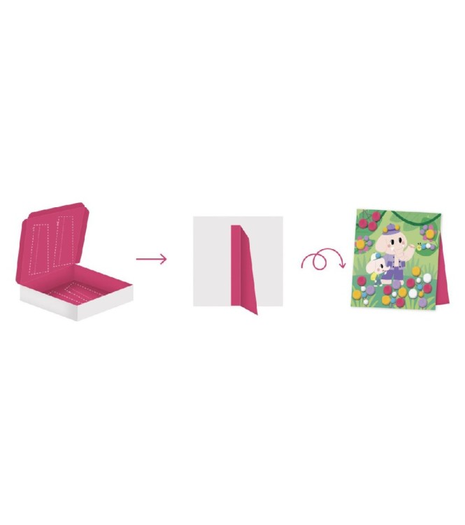 Manualidad de pompones