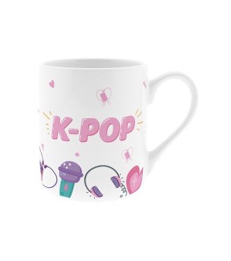 TAZA CERÁMICA 330ML - K-POP VIBES