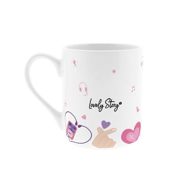 TAZA CERÁMICA 330ML - K-POP VIBES