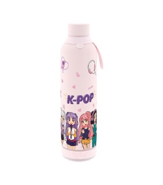 BOTELLA 600ML CON ALTAVOZ PINK K-POP