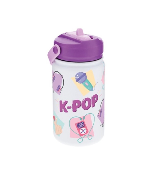 Botella 330ML Adaptador - Purple K-pop