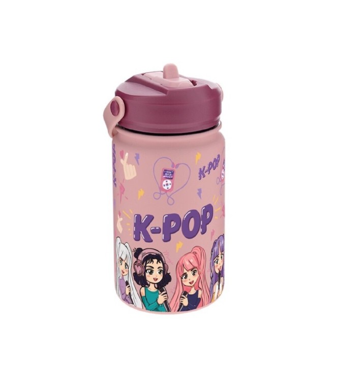 Botella térmica infantil - Makeup K-pop