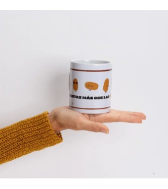 Taza "Me gustas más que las croquetas"