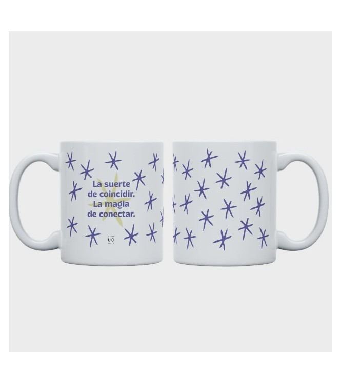 Taza "La suerte de coincidir"