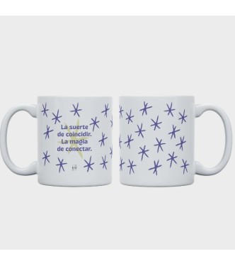 Taza "La suerte de coincidir"