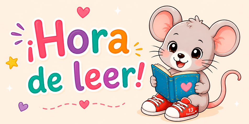 Hora de leer en papelería 13 ratones martos