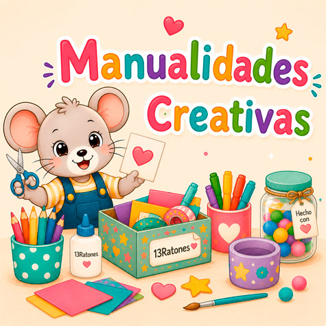 Manualidades creativas, en papelería 13 ratones martos